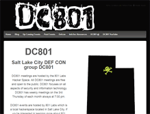 Tablet Screenshot of dc801.org